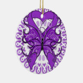 Lupus Awareness Keramisch Ornament (Rechts)