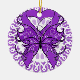Lupus Awareness Keramisch Ornament