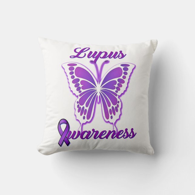 Lupus Awareness Kussen (Voorkant)