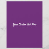 Lupus Awareness Lint Paarse Flyer (Achterkant)