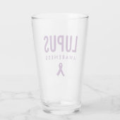 Lupus Awareness Lint Paarse Glas (Achterkant)