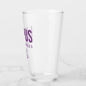 Lupus Awareness Lint Paarse Glas (Links)