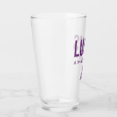 Lupus Awareness Lint Paarse Glas (Rechts)