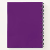 Lupus Awareness Lint Paarse Notitieboek (Achterkant)