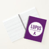 Lupus Awareness Lint Paarse Notitieboek (Binnen)