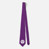 Lupus Awareness Lint Paarse Stropdas (Voorkant)