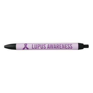Lupus Awareness Lint Paarse Zwarte Inkt Pen