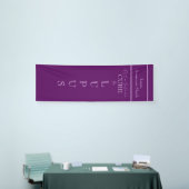 Lupus Awareness Maand / Solid Paarse Lila Custom Spandoek (Beurs)