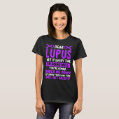 Lupus Awareness Month Lupus Purple Lupus Ribbon T-shirt (Voorkant volledig)