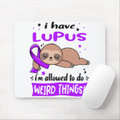 Lupus Awareness Month Ribbon Gifts Muismat (Met muis)