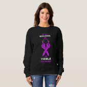 Lupus Awareness Paars Ribbon Sle Butterfly Cure I Trui (Voorkant volledig)