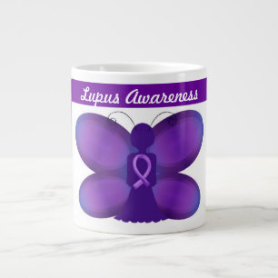 Lupus Awareness paarse vlindervlinder Grote Koffiekop