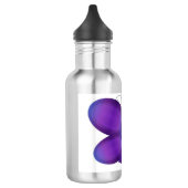 Lupus Awareness paarse vlindervlinder Waterfles (Links)
