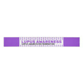 Lupus Awareness Pattern Ribbon Grosgrain Lint (Voorkant)