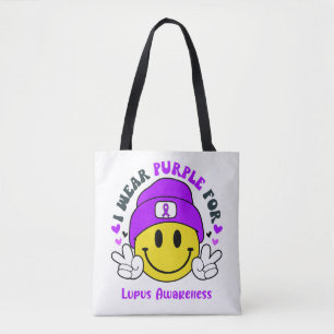 Lupus Awareness Ribbon Support Giften Tote Bag