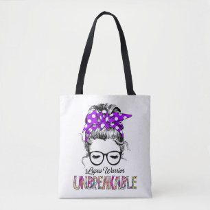 Lupus Awareness Ribbon Support Giften Tote Bag