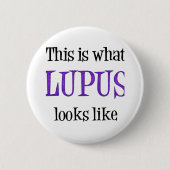 Lupus Awareness Ronde Button 5,7 Cm (Voorkant)