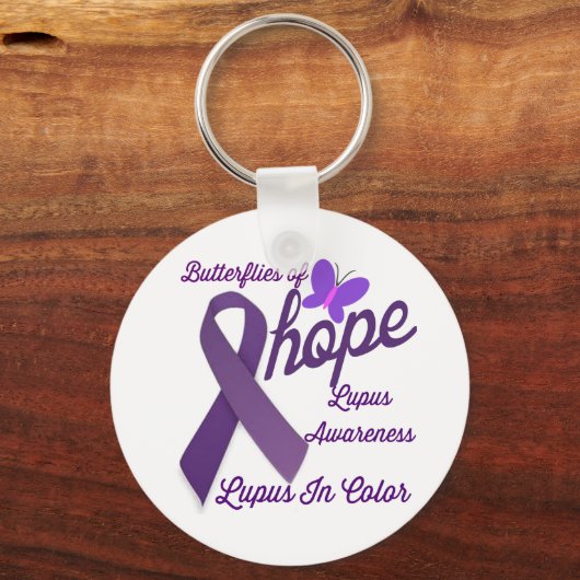 Lupus Awareness Sleutelhanger (Voorkant)
