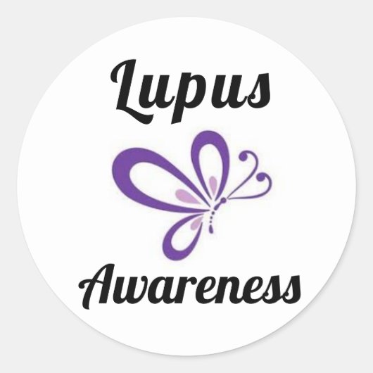 Lupus Awareness Stickers (Voorkant)