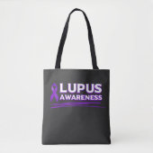 Lupus Awareness Tote Bag (Voorkant)