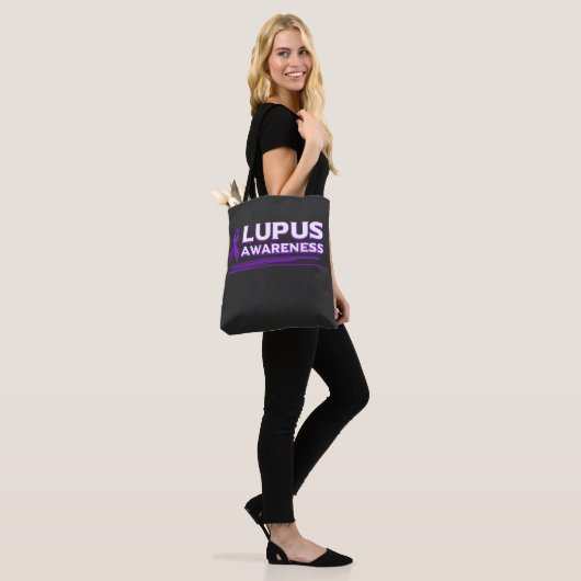Lupus Awareness Tote Bag (Op model)