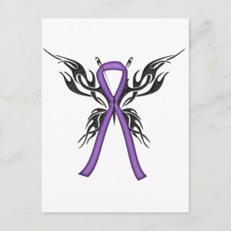 Lupus Awareness - Tribal Butterfly Briefkaart