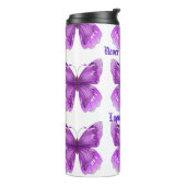 Lupus Awareness Tumbler Thermosbeker (Gedraaid links)
