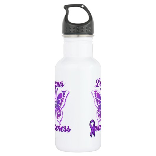 Lupus Awareness Waterfles (Achterkant)