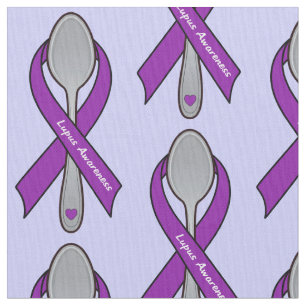 Lupus Awareness with Spoons for Energy Stof