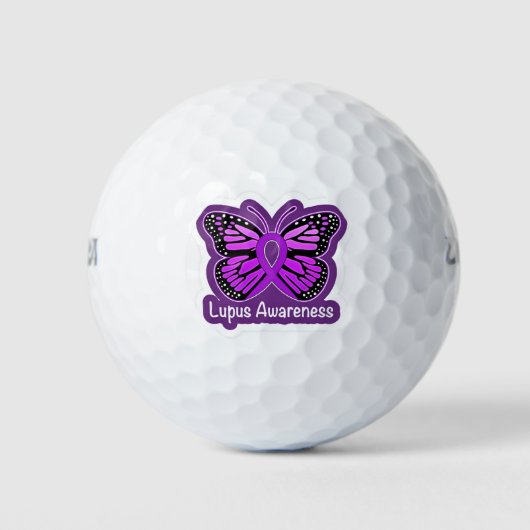 LUPUS-bewustzijn Golfballen (Voorkant)