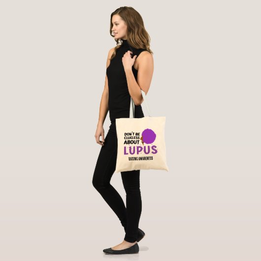 LUPUS-BEWUSTZIJN verhogen, heb geen flauw benul Tote Bag (Voorkant (model))