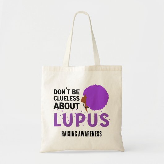 LUPUS-BEWUSTZIJN verhogen, heb geen flauw benul Tote Bag (Voorkant)