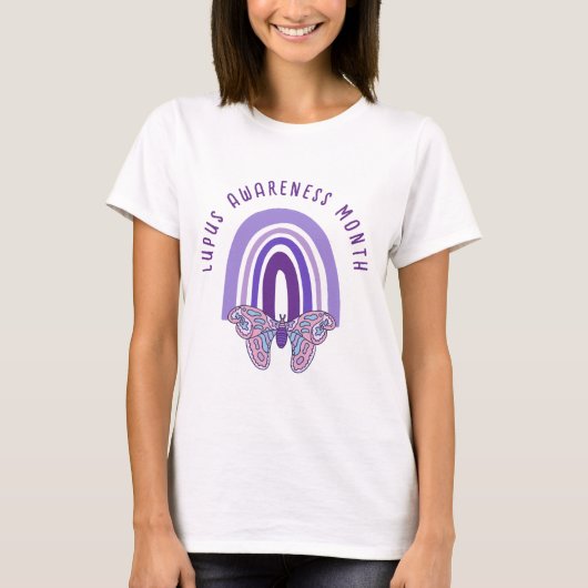 Lupus Bewustzijnsmaand T-shirt (Voorkant)