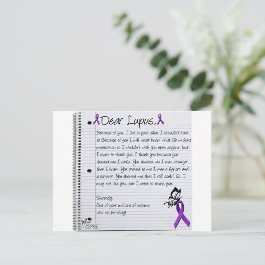 Lupus... Briefkaart (Staand voorkant)