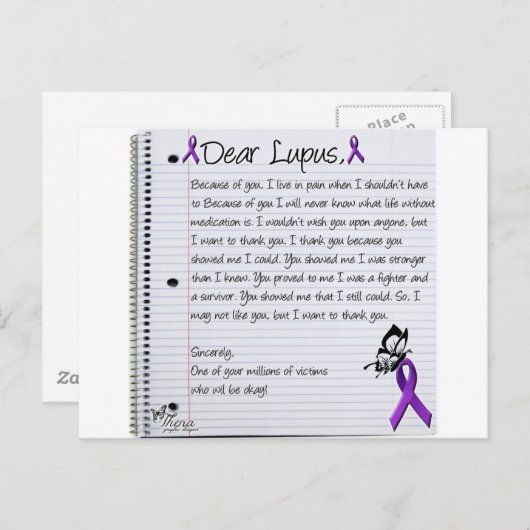 Lupus... Briefkaart (Voorkant / Achterkant)