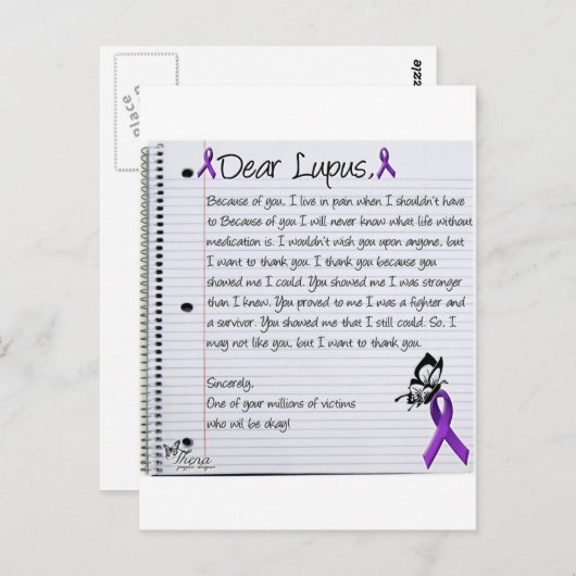 Lupus... Briefkaart (Voorkant / Achterkant)