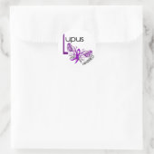 Lupus BUTTERFLY 3.1 Ronde Sticker (Tas)