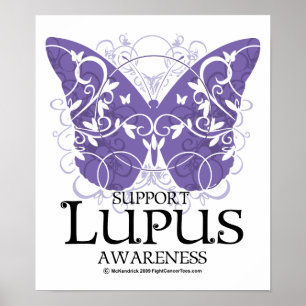 Lupus Butterfly Poster