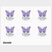 Lupus Butterfly Ronde Sticker (Vel)