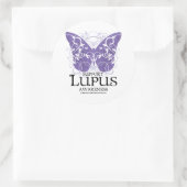 Lupus Butterfly Ronde Sticker (Tas)