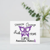 Lupus Celtic Butterfly 3 Briefkaart (Staand voorkant)