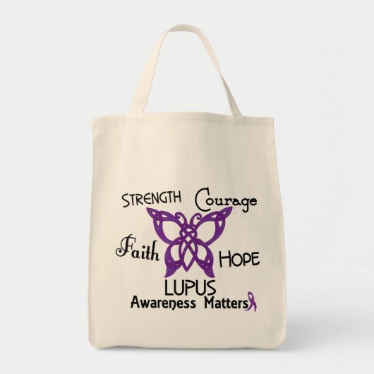 Lupus Celtic Butterfly 3 Tote Bag (Voorkant)