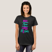 Lupus Echtgenote Moeder Overlevende Krijger 3 T-shirt (Voorkant volledig)