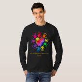Lupus Erythematosus bij kinderen en tiener bewustw T-shirt (Voorkant volledig)