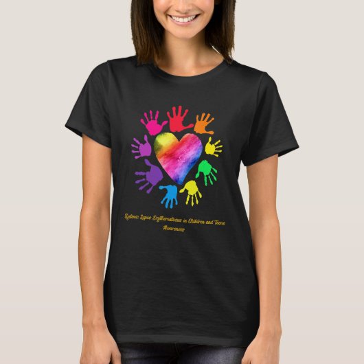 Lupus Erythematosus bij kinderen en tiener bewustw T-shirt (Voorkant)