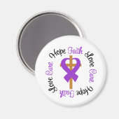Lupus Faith Hope Love Cross Magneet (Voorkant / Achterkant)