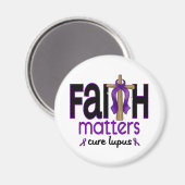 Lupus Faith Matters Cross 1 Magneet (Voorkant / Achterkant)