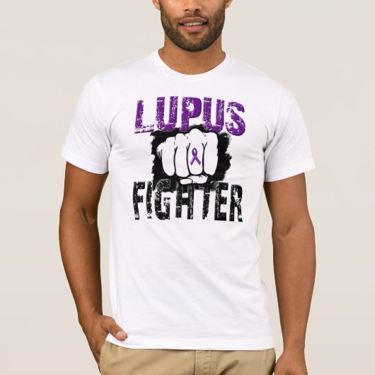 Lupus Fighter met vuist T-shirt (Voorkant)