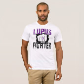 Lupus Fighter met vuist T-shirt (Voorkant volledig)