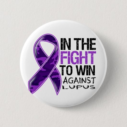 Lupus - gevecht om te winnen ronde button 5,7 cm (Voorkant)